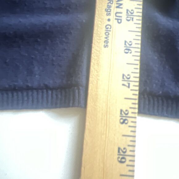 89th + Madison Gray Open Cardigan Sweater Size 1X navy blue - Picture 6 of 8
